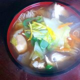 けんちん柔麺【具沢山☆温かい素麺レシピ】
